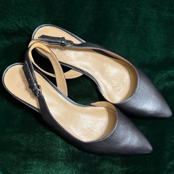 Naturalizer Shoes - Naturalizer Elegant Black Slingback Women's Shoes 9M